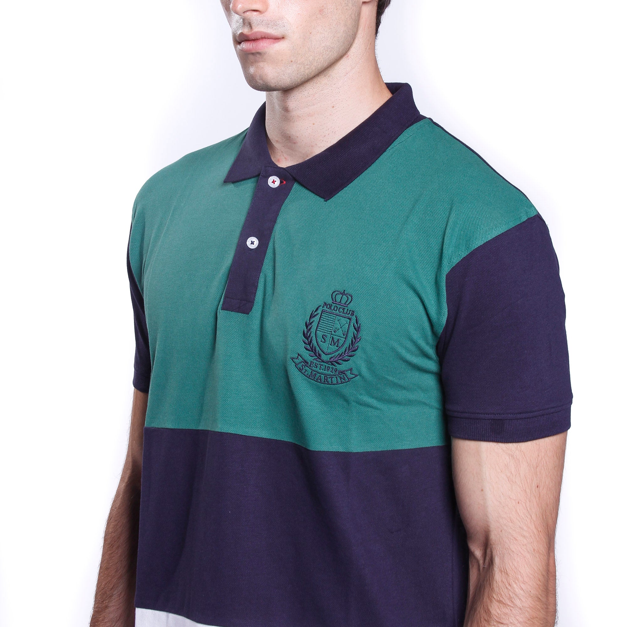 Special piquet polo shirt with front embroidery