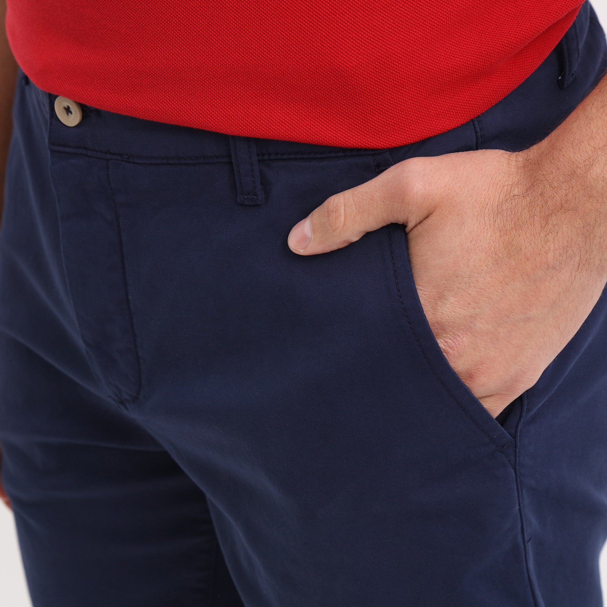 Bermuda gabardine stretch tasca america