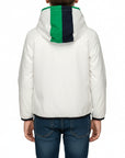 Giubbino K-way nylon con cappuccio