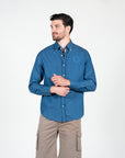 Camicia denim button down