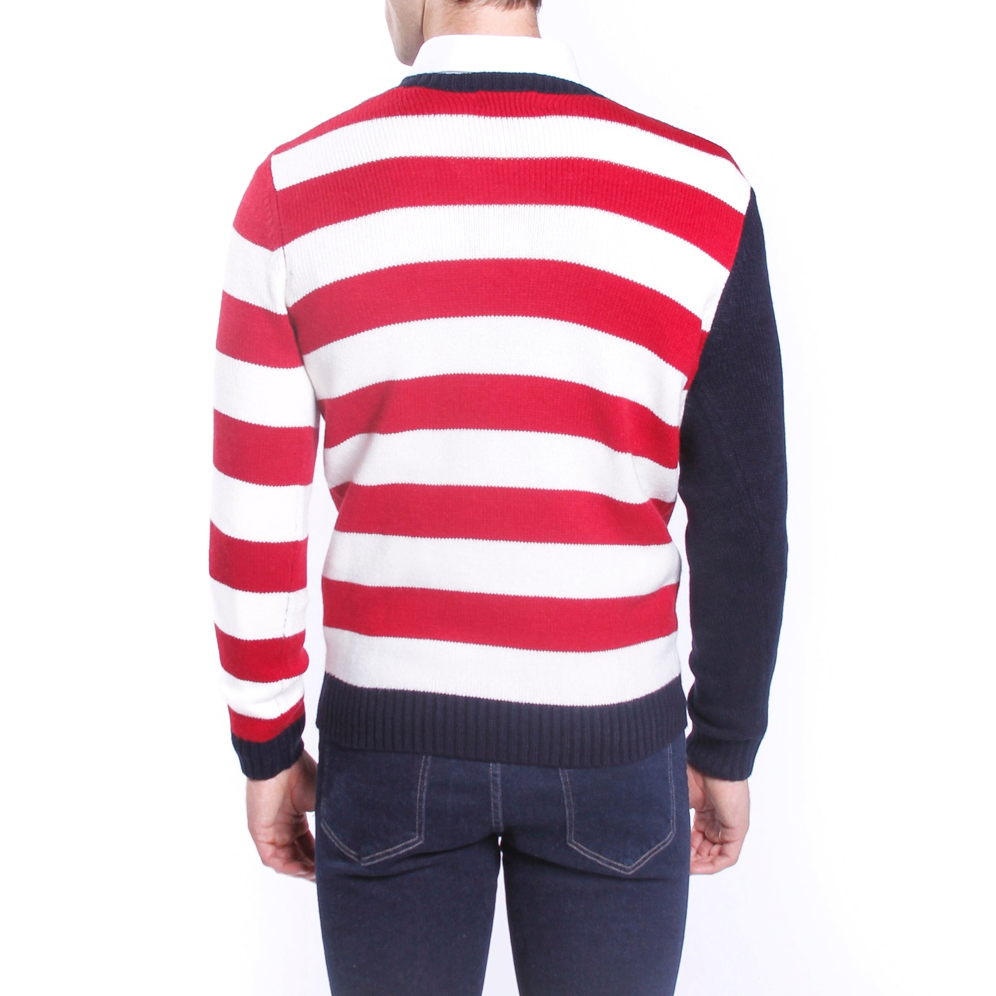 Maglione con fantasia americana