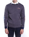 Maglione con toppe fantasia americana