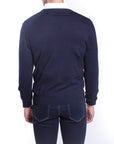 Maglione girocollo a tinta unita