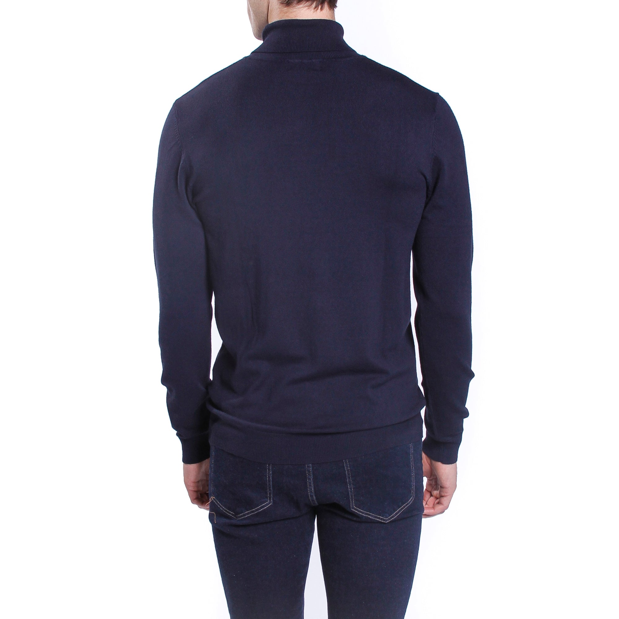 Maglione a collo alto in tinta unita