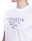 T-shirt jersey con stampa logo davanti
