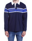 Polo con collo in gabardine