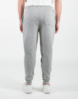 Pantalone felpato in pile con patch della bandiera americana cucita sulla tasca posteriore