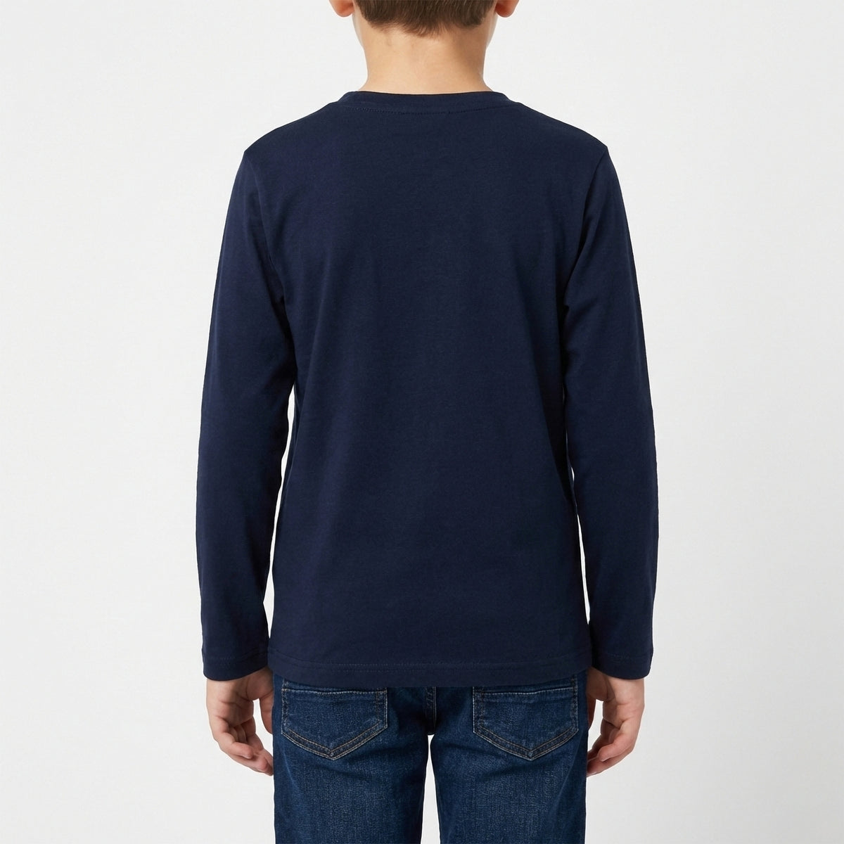 T-shirt con logo al contrasto