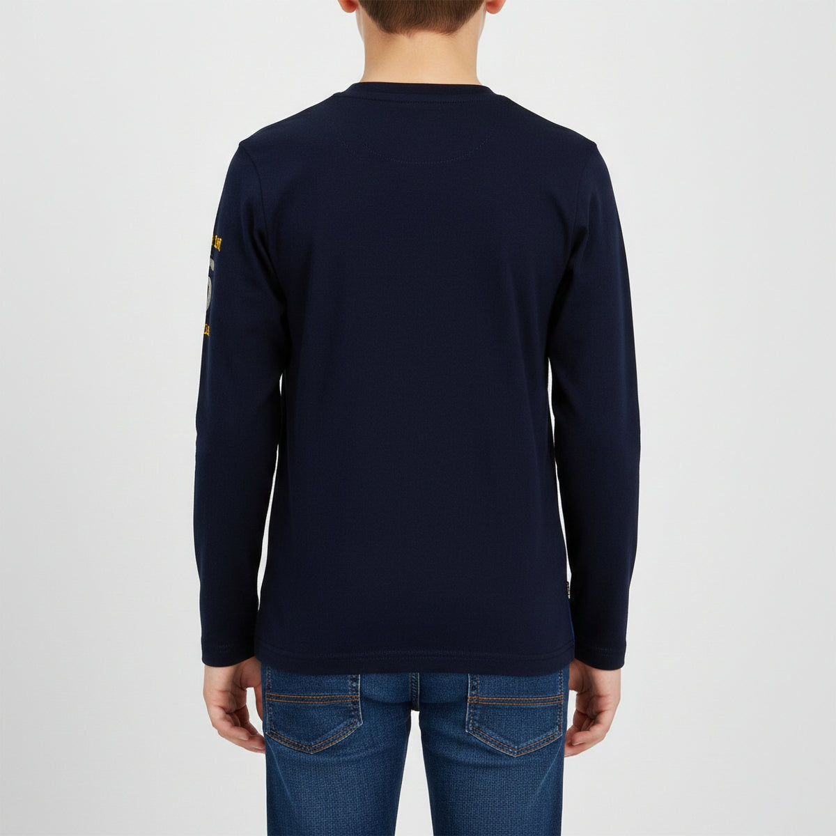 T-shirt con righe diagonali