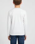 T-shirt con logo al contrasto colorato