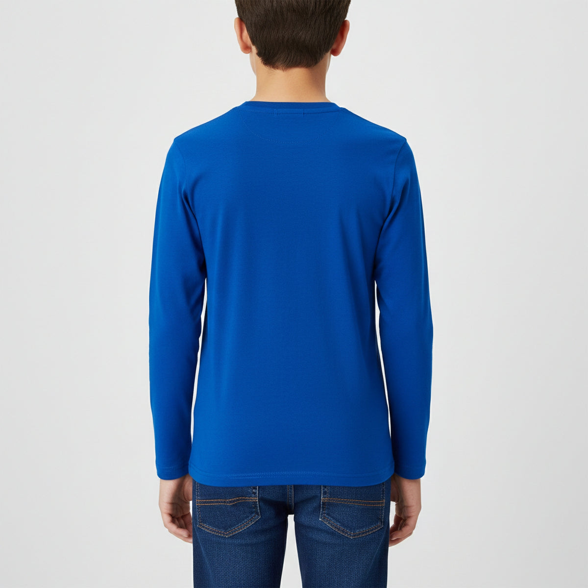 T-shirt oceano con logo a contrasto