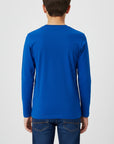 T-shirt oceano con logo a contrasto