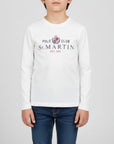 T-shirt bianca con stampa
