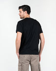 T-shirt basic con logo ricamato