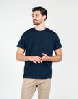 T-shirt basic con logo ricamato