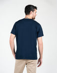 T-shirt basic con logo ricamato