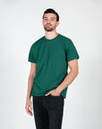 T-shirt basic con logo ricamato