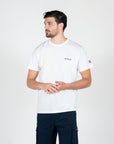 T-shirt basic con logo ricamato