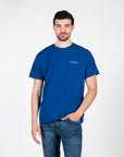 T-shirt basic con logo ricamato