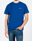 T-shirt basic con logo ricamato