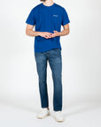 T-shirt basic con logo ricamato
