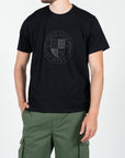 T-shirt basic con logo stampato