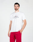 T-shirt basic con logo stampato