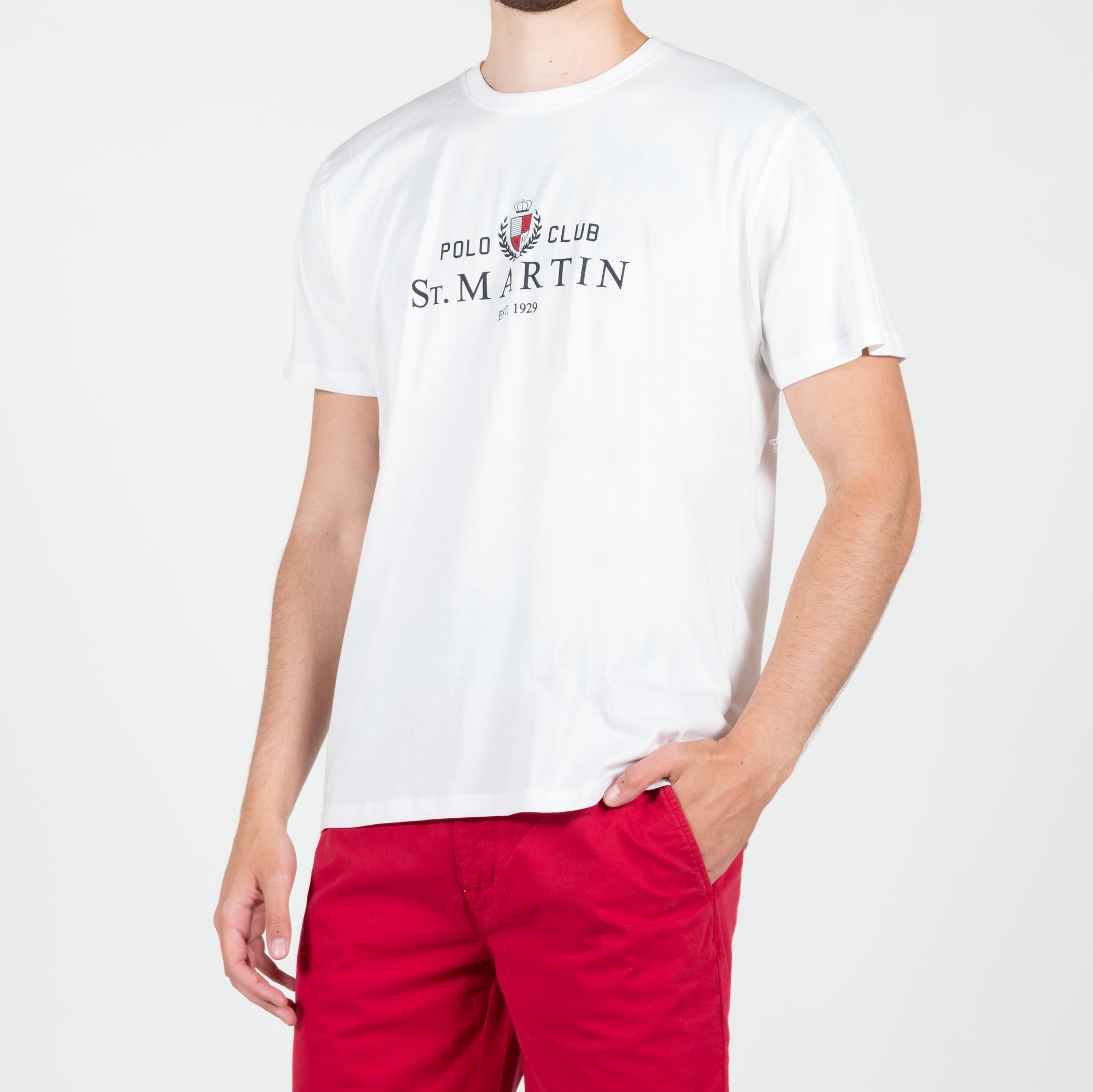 T-shirt basic con logo stampato