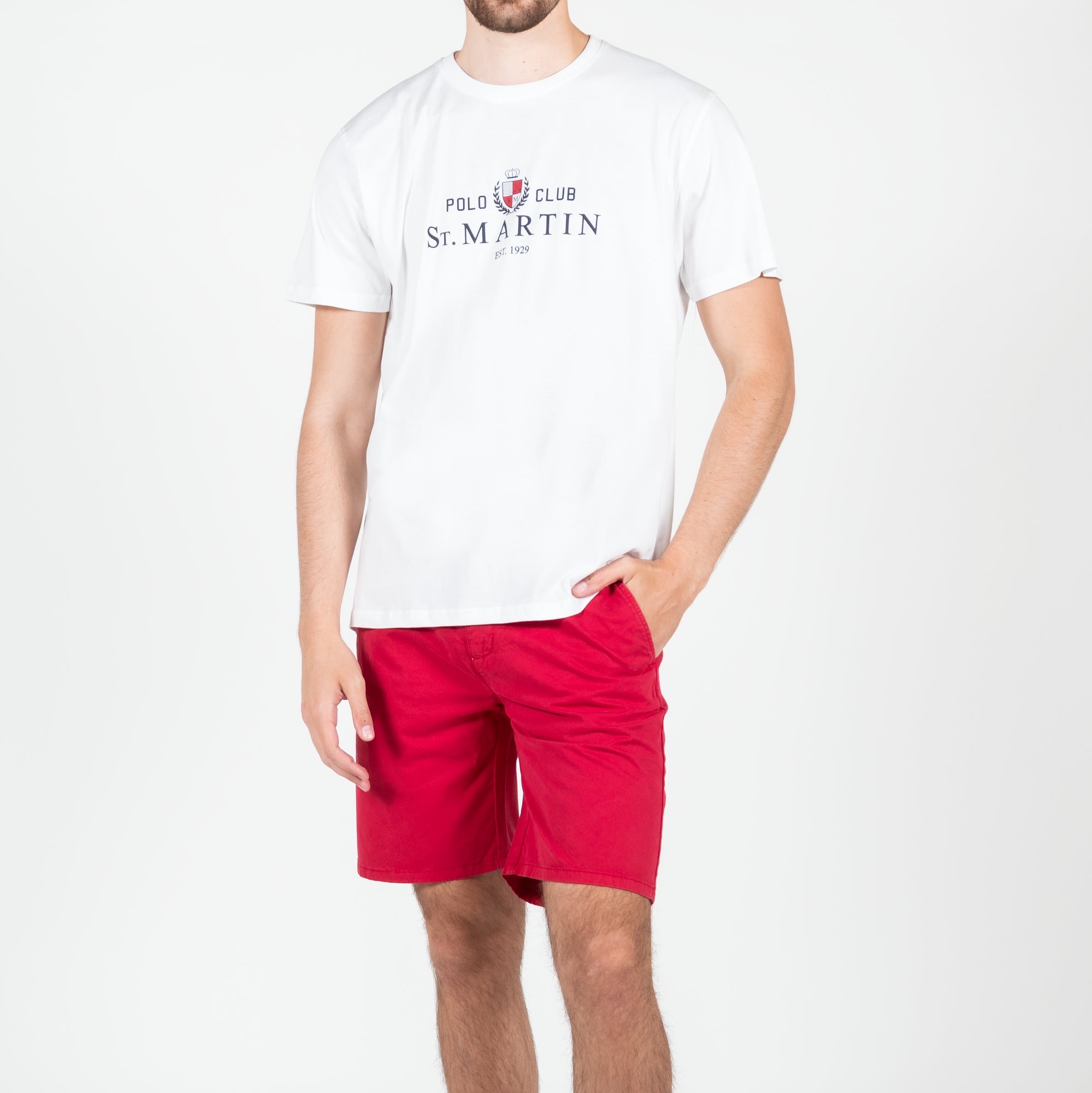 T-shirt basic con logo stampato