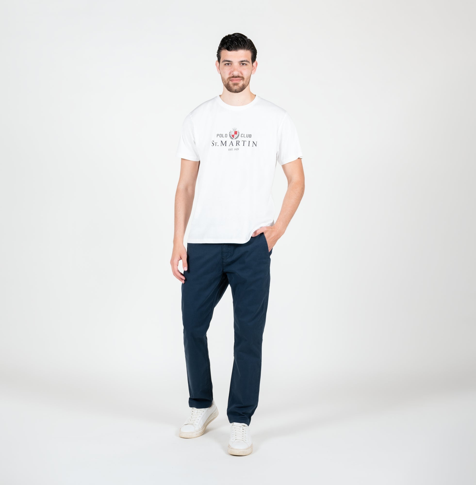 T-shirt basic con logo stampato