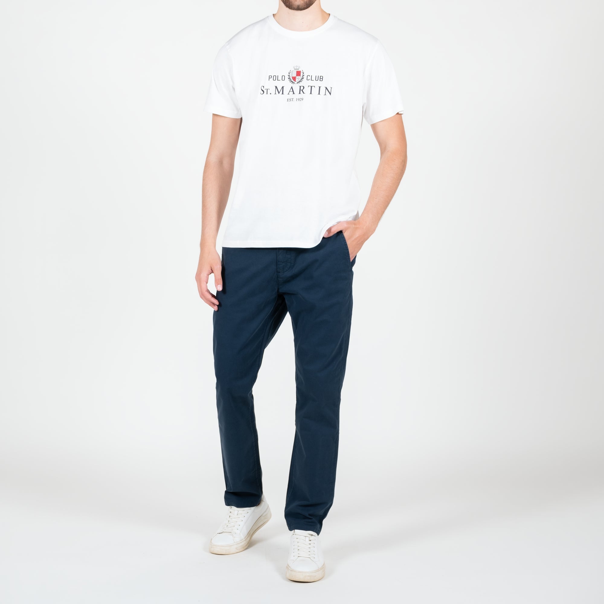 T-shirt basic con logo stampato