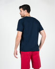 T-shirt basic con logo stampato