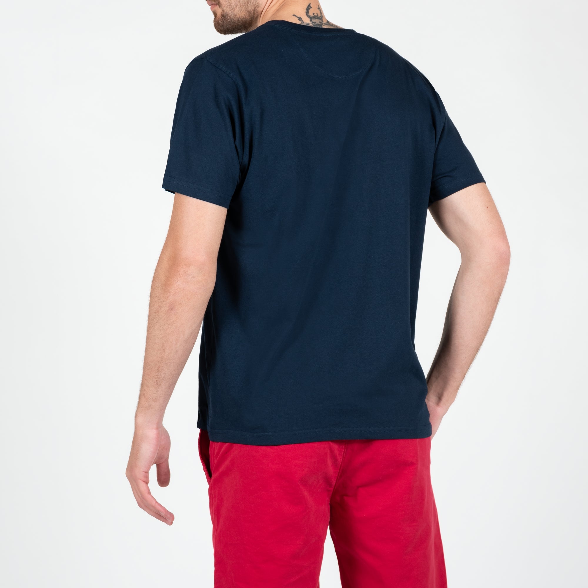 T-shirt basic con logo stampato
