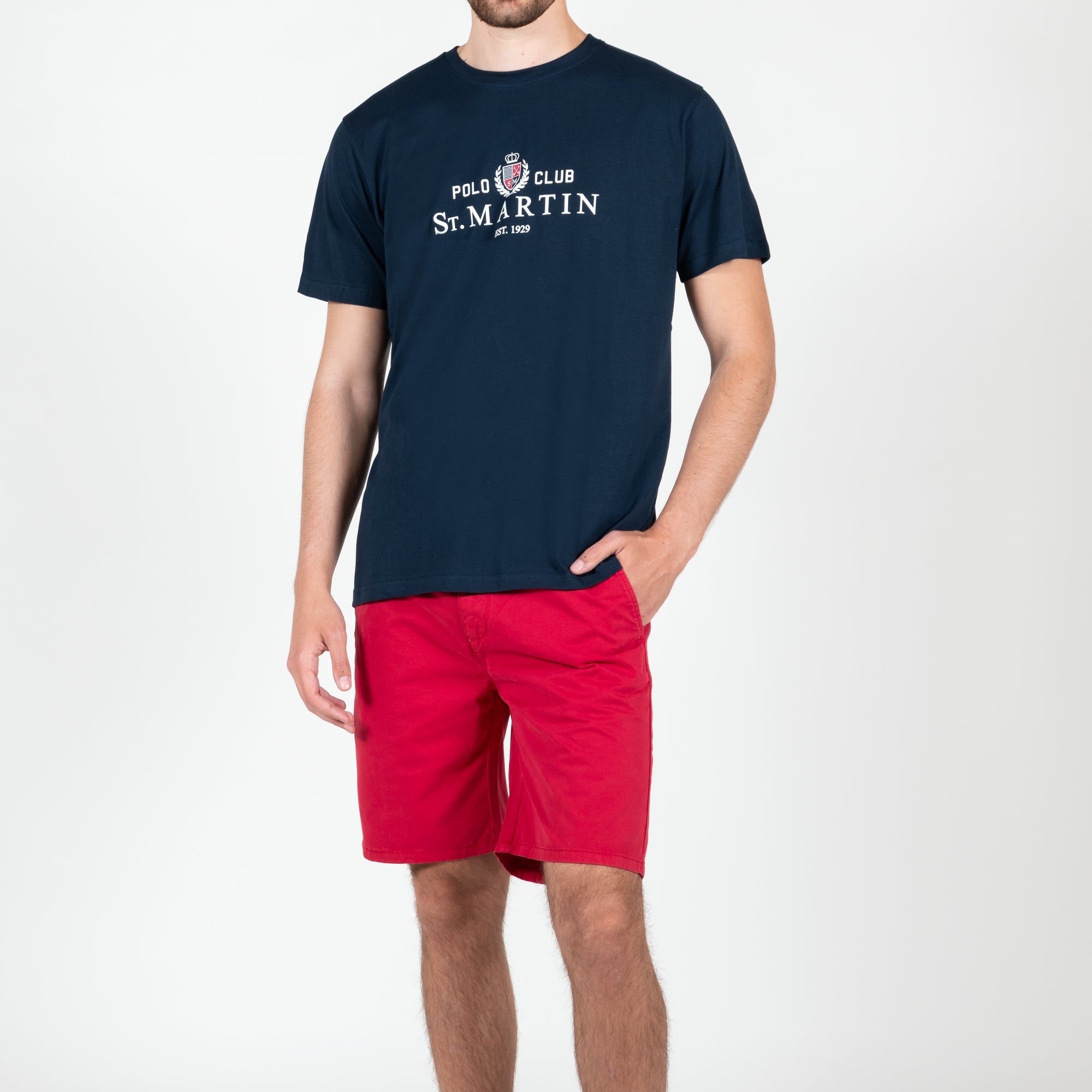 T-shirt basic con logo stampato