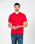 Polo basic con ricamo logo