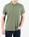 Polo basic maniche corte con logo ricamato
