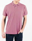 Polo basic maniche corte con logo ricamato