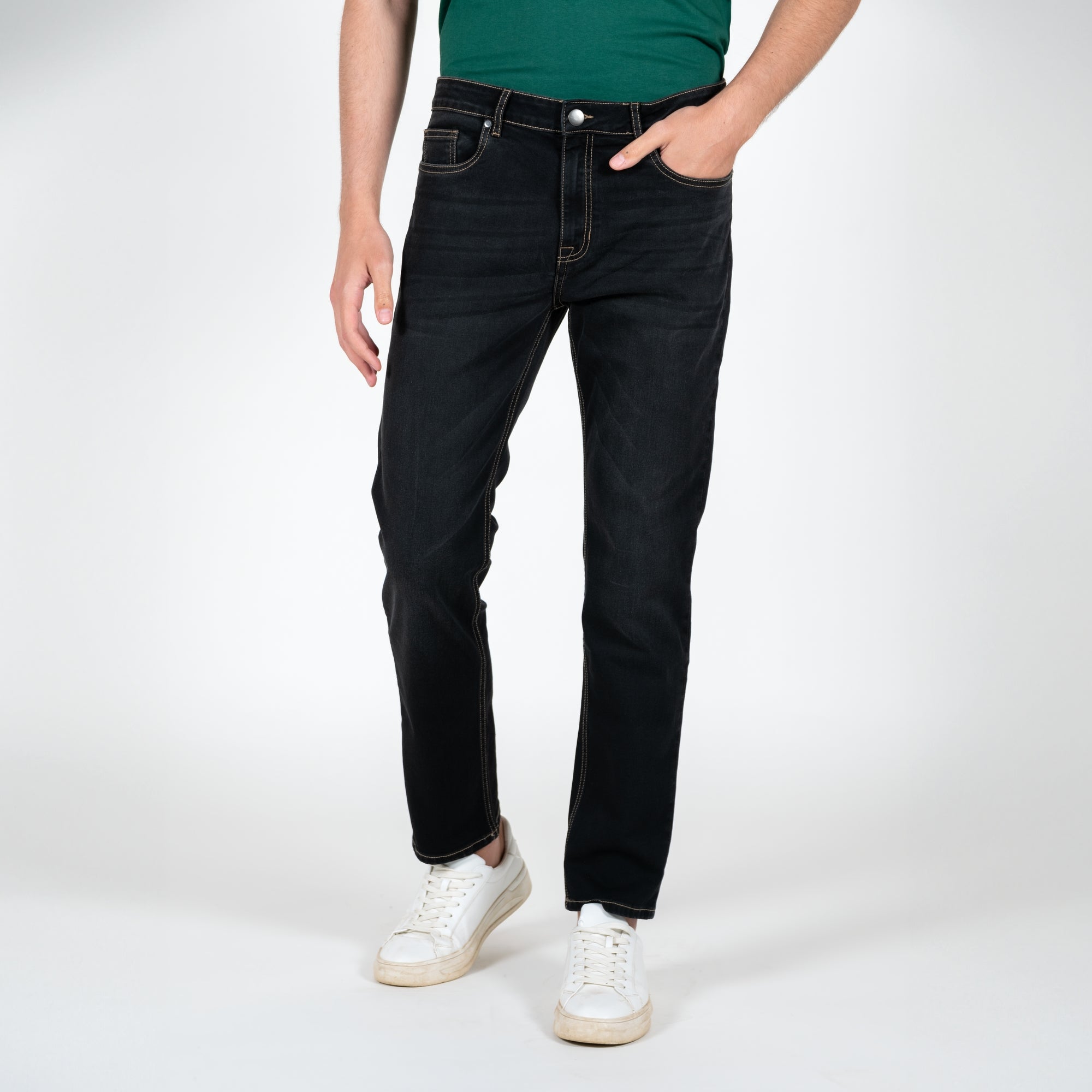 Pantaloni denim stretch cinque tasche