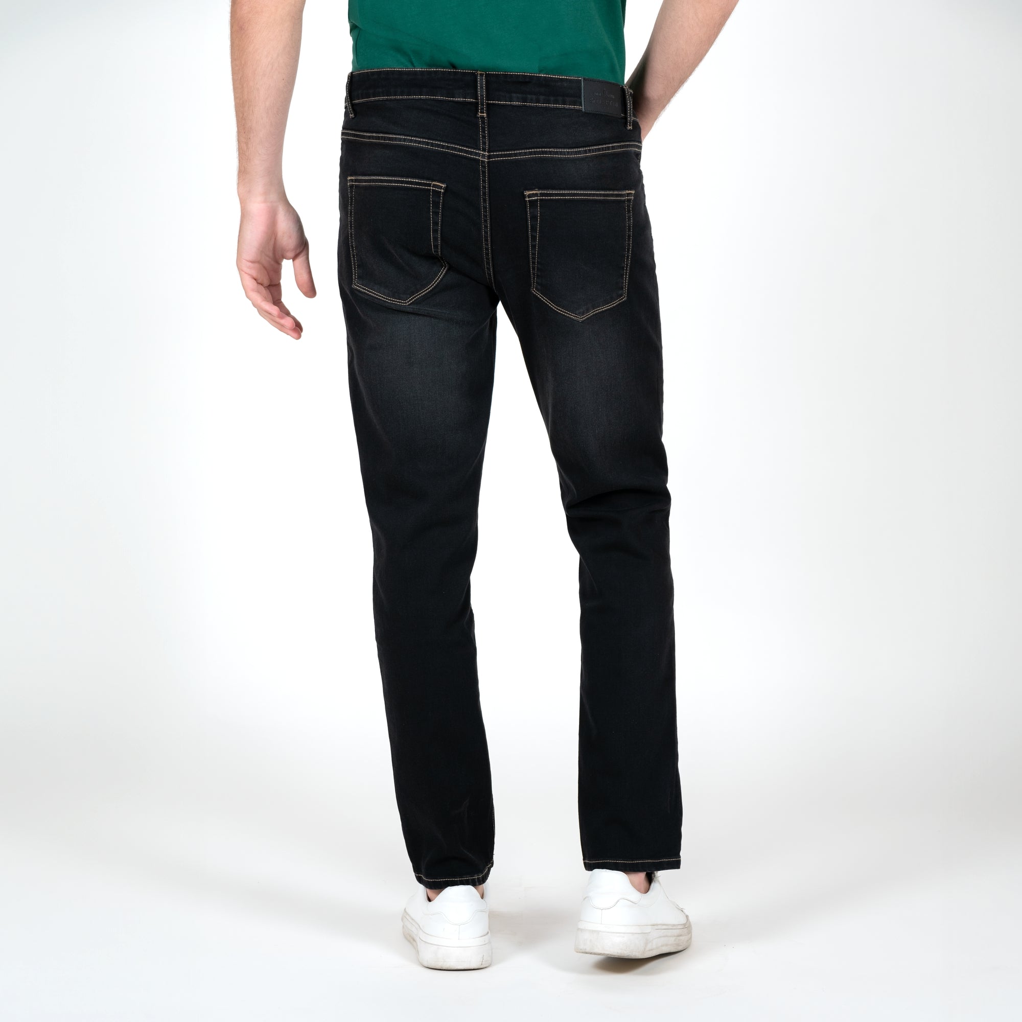 Pantaloni denim stretch cinque tasche