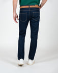 Pantaloni denim stretch cinque tasche