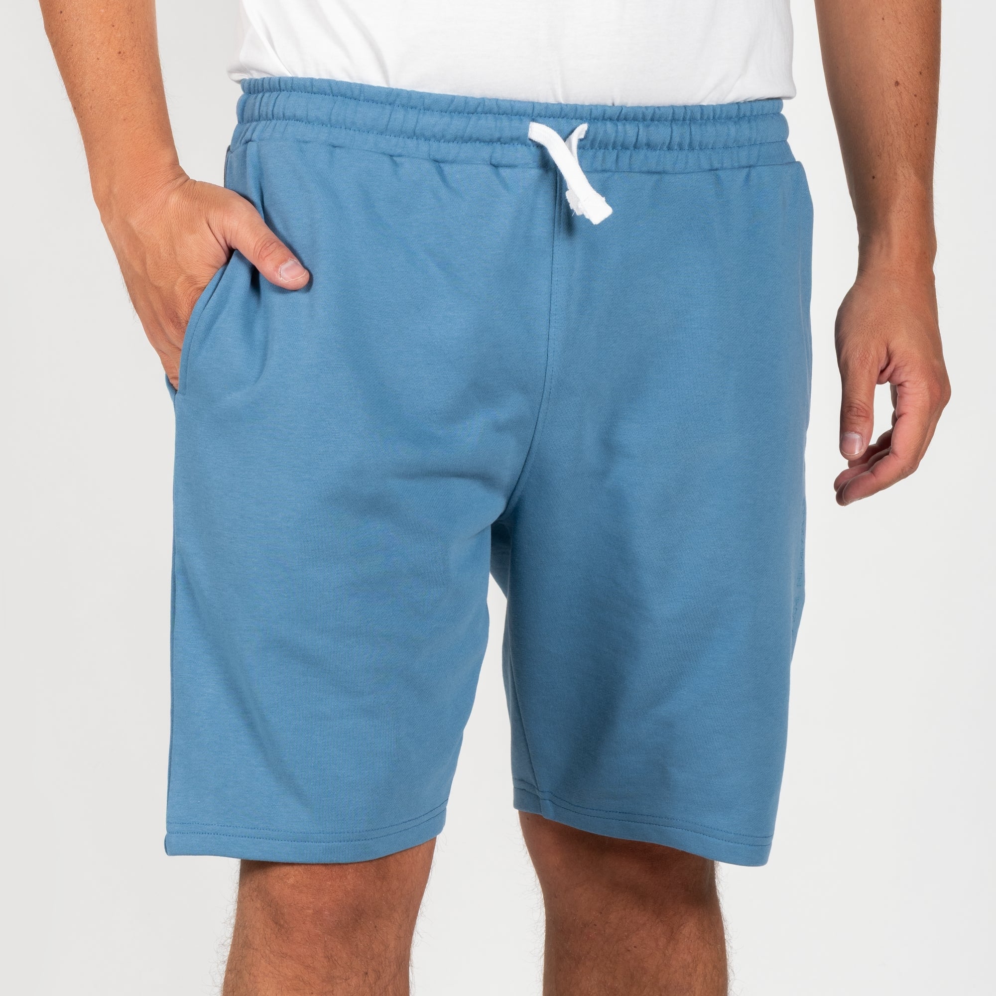 Bermuda con stampa logo french terry