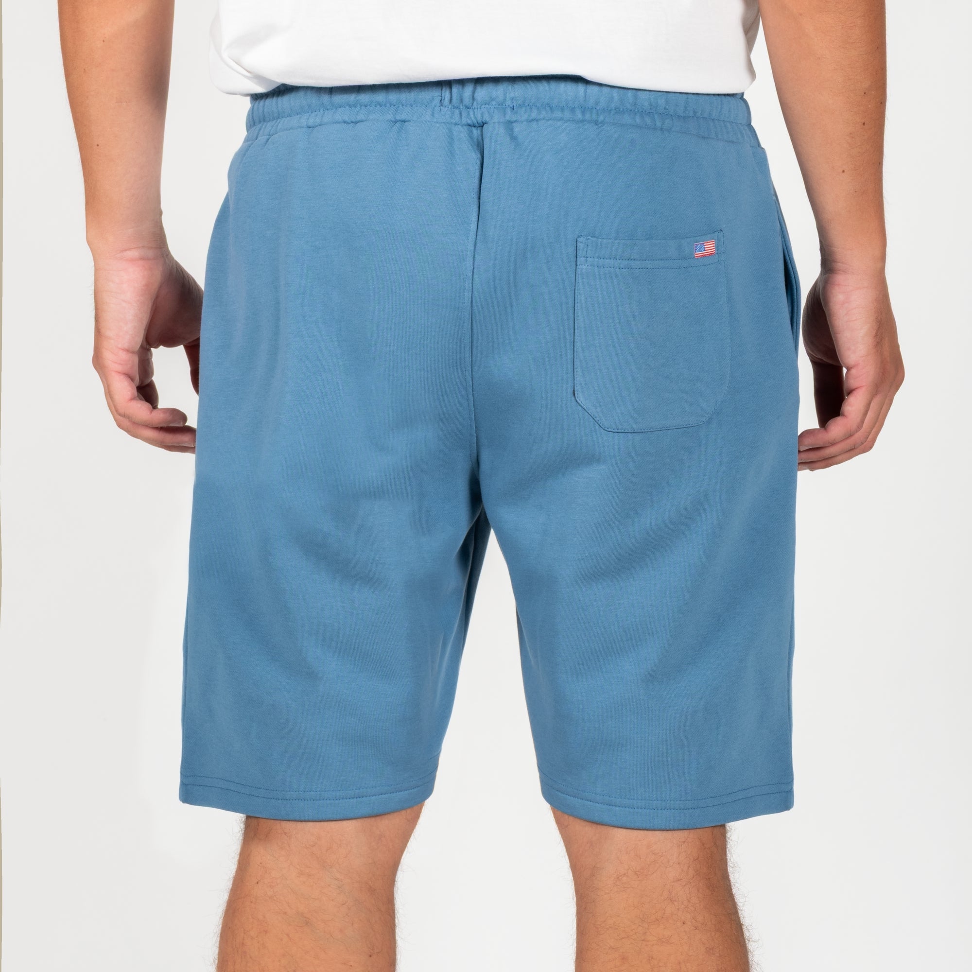 Bermuda con stampa logo french terry