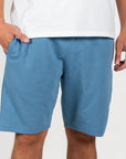 Bermuda con stampa logo french terry