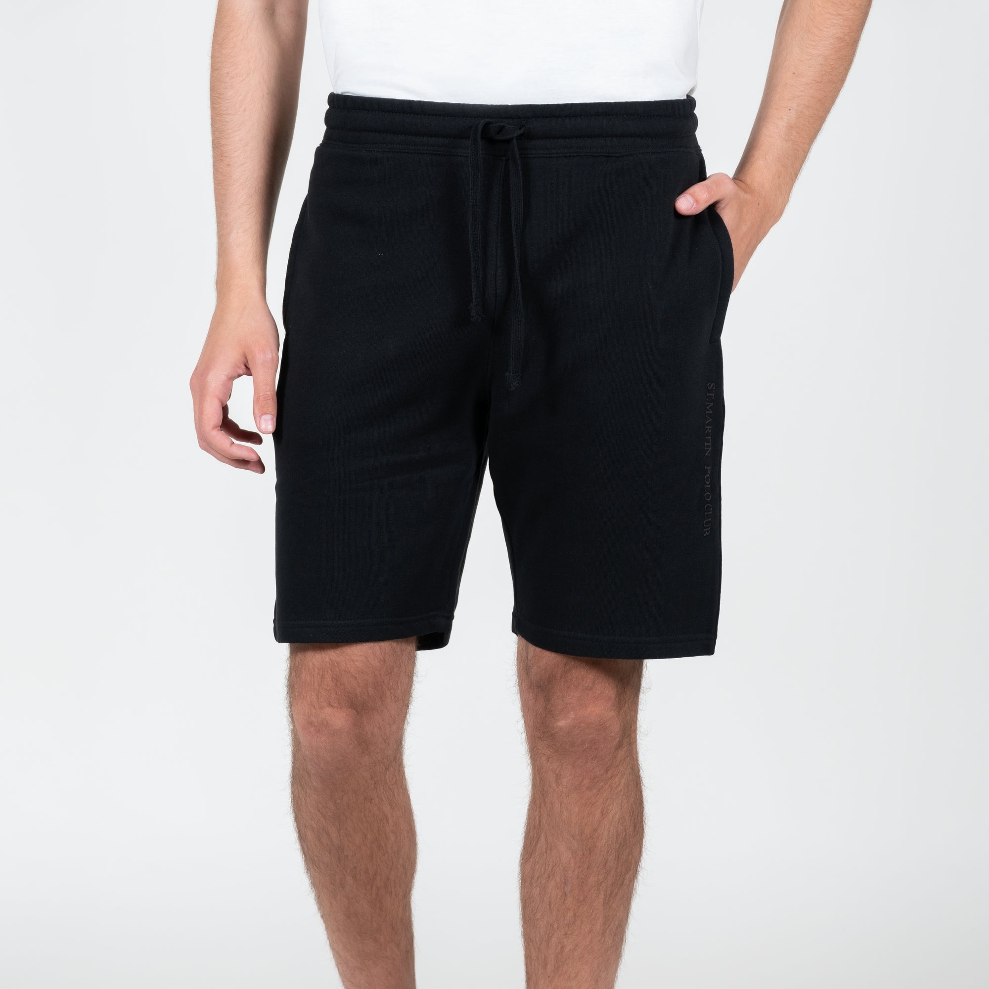 Bermuda con stampa logo french terry