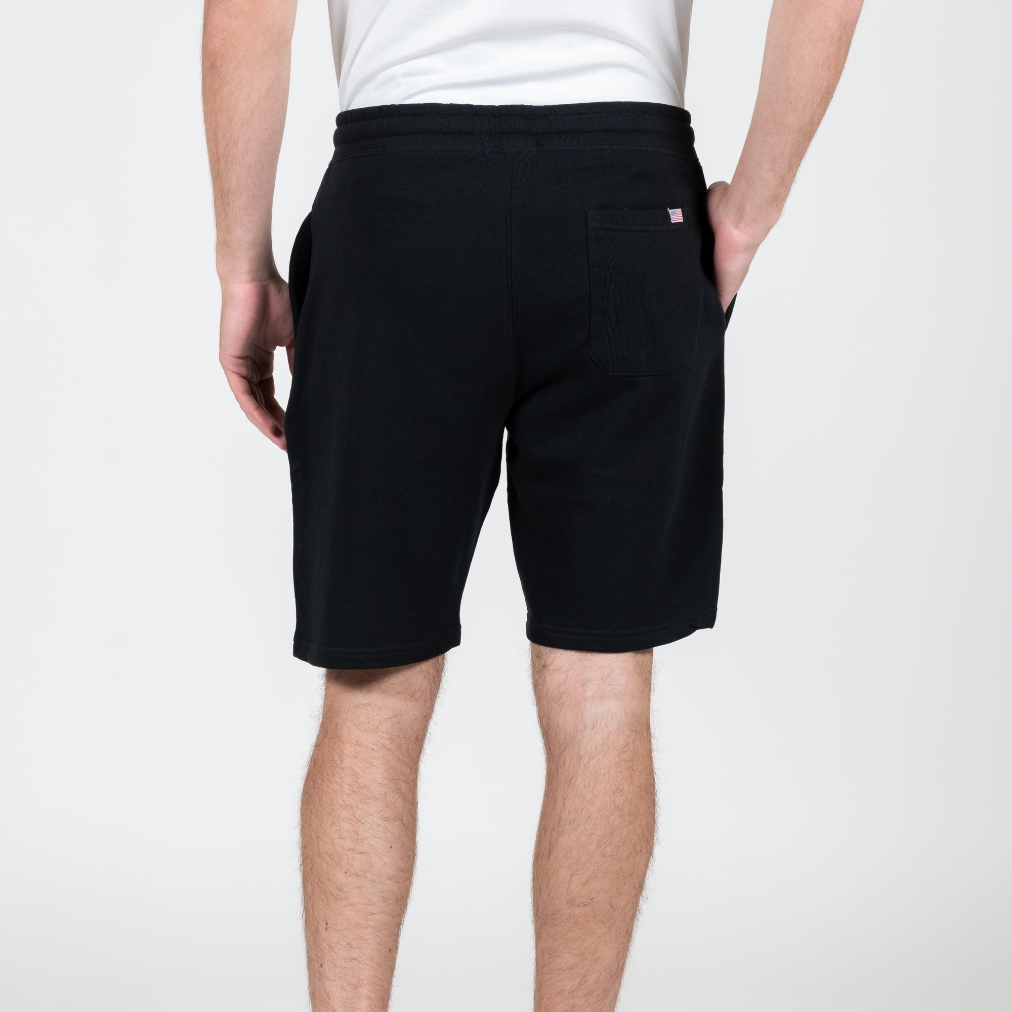 Bermuda con stampa logo french terry