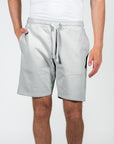 Bermuda con stampa logo french terry