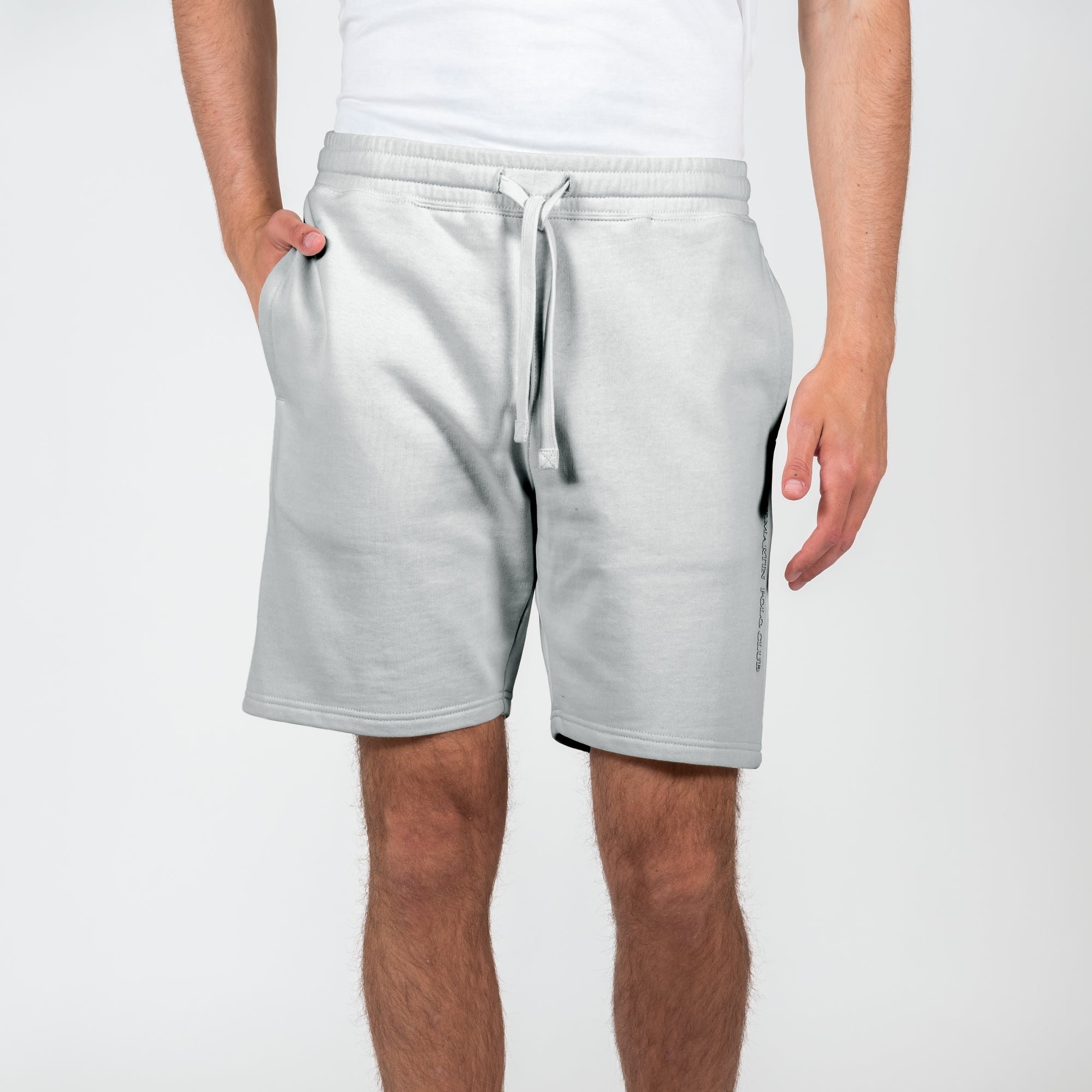 Bermuda con stampa logo french terry