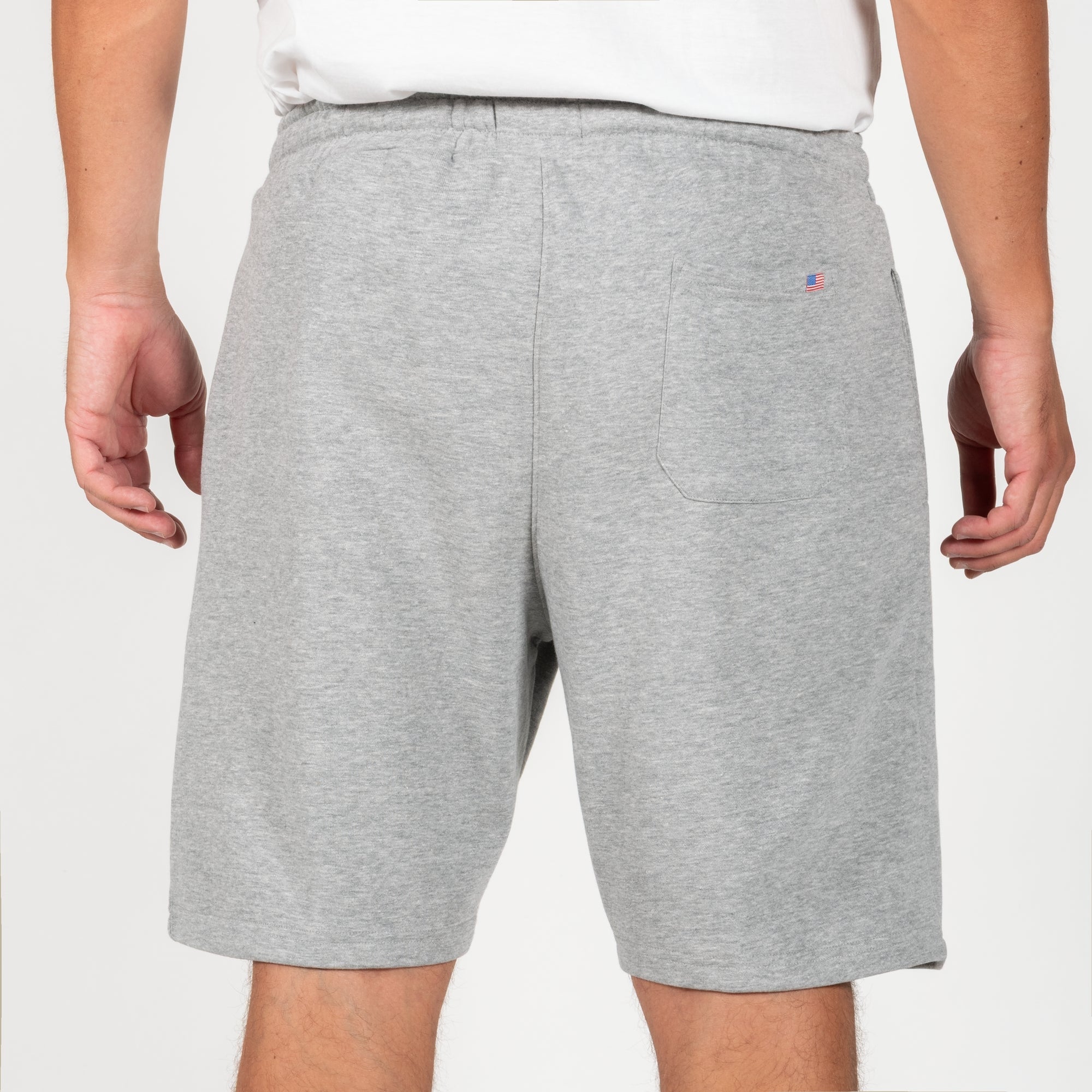 Bermuda con stampa logo french terry