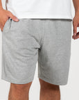 Bermuda con stampa logo french terry