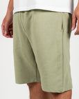 Bermuda con stampa logo french terry